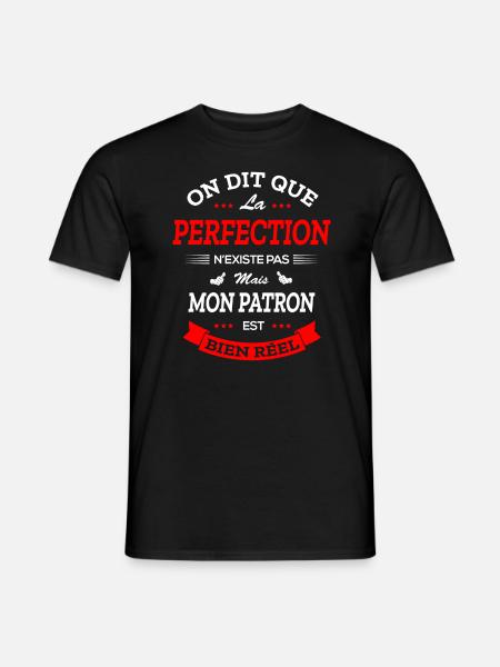 PATRON PARFAIT - T-shirt homme - noir