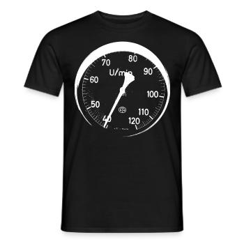 révolutions blanches - T-shirt homme - noir - Devant - AI Model Male 178 light (178cm)