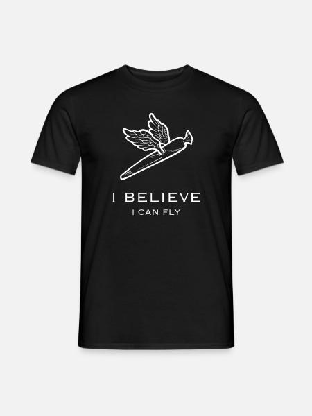 I believe I can fly - Men's T-Shirt - black