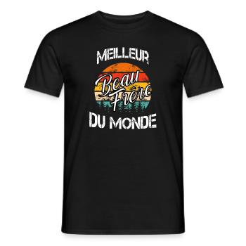 Meilleur beau-frère du monde - T-shirt homme - noir - Devant - AI Model Male 178 light (178cm)