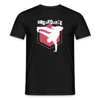 Breakdance art - T-shirt homme - noir - Devant - AI Model Male 178 light (178cm)