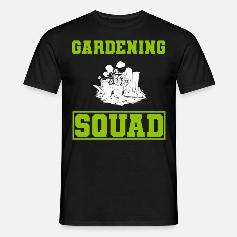 Lustige Gartenblumen Botaniker - Männer T-Shirt - Schwarz