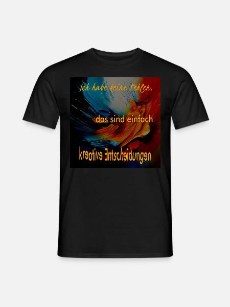 Keine Fehler - Männer T-Shirt - Schwarz