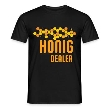 Beekeeper - Honey Dealer - Beekeeping Bees - Men's T-Shirt - black - Front - AI Model Male 178 light (178cm)