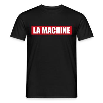la machine | cadeau pour machine de guerre solide - T-shirt homme - noir - Devant - AI Model Male 178 light (178cm)