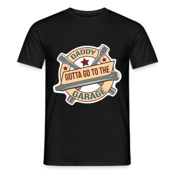 Father's Day gift for dad for Men's Day - Men's T-Shirt - black - Front - AI Model Male 178 light (178cm)