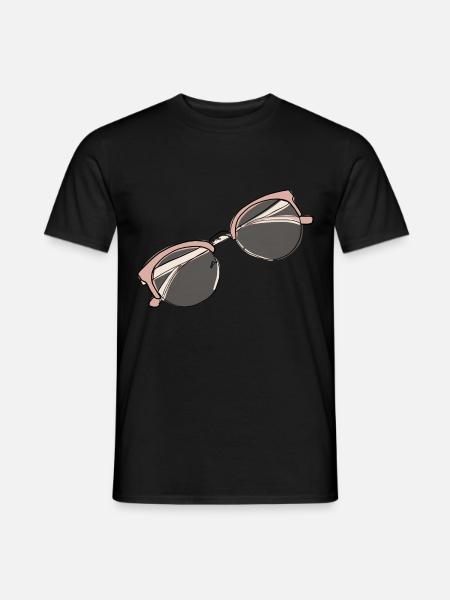 Brille Symbol Boho - Männer T-Shirt - Schwarz