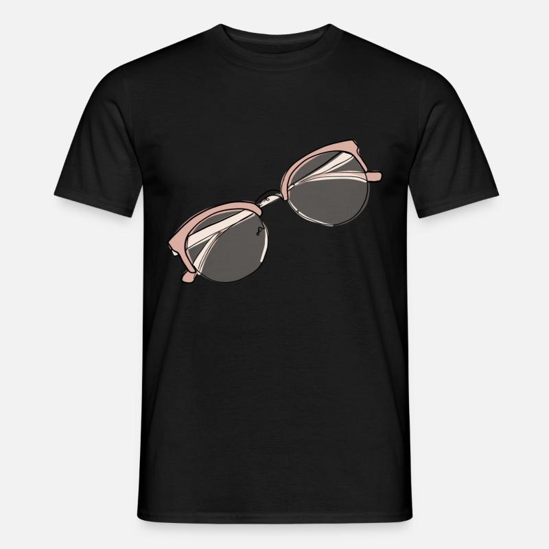 Brille Symbol Boho - Männer T-Shirt - Schwarz