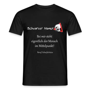 Scharfschütze Militär Bundeswehr Soldat lustiges - Männer T-Shirt - Schwarz - Vorne - AI Model Male 178 light (178cm)
