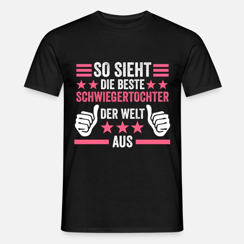 Beste Schwiegertochter Geschenk - Männer T-Shirt - Schwarz