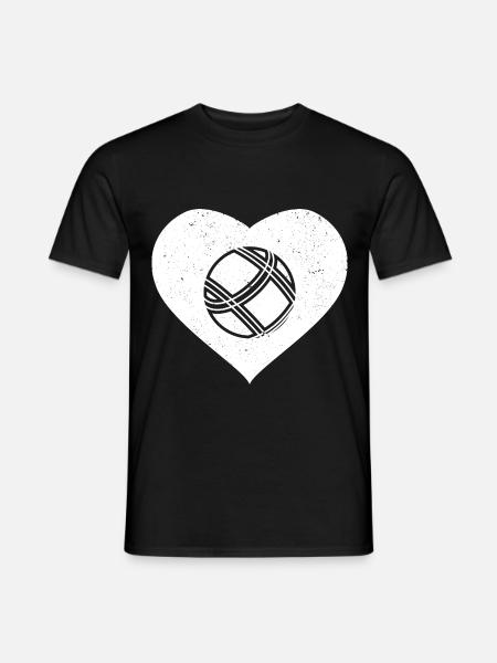 Boule Petanque Boccia Boules - Männer T-Shirt - Schwarz