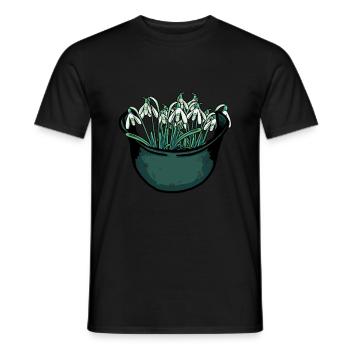 Soldat Soldaten Army Schneeglöckchen Krieg Ende - Männer T-Shirt - Schwarz - Vorne - AI Model Male 178 light (178cm)