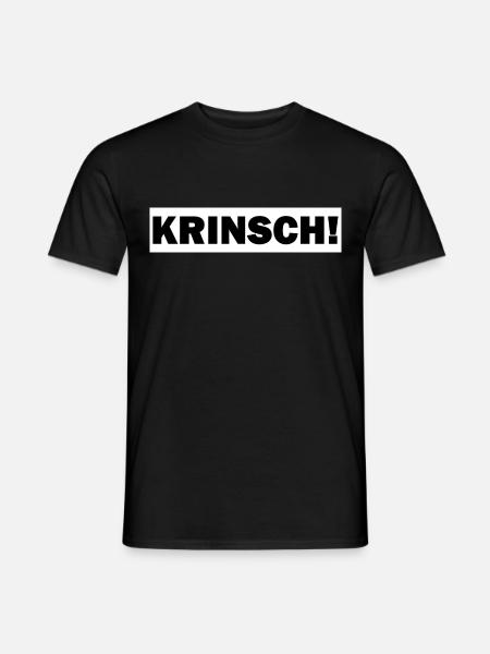 KRINSCH - Männer T-Shirt - Schwarz