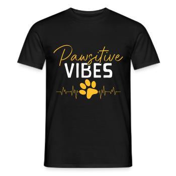 Dog Owner Animal Lover - Men's T-Shirt - black - Front - AI Model Male 178 light (178cm)