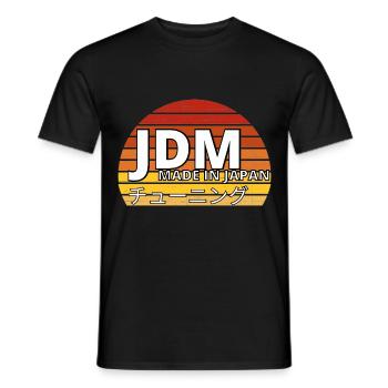 If one day the speed kills me.. / Paul Walker JDM - Männer T-Shirt - Schwarz - Vorne - AI Model Male 178 light (178cm)