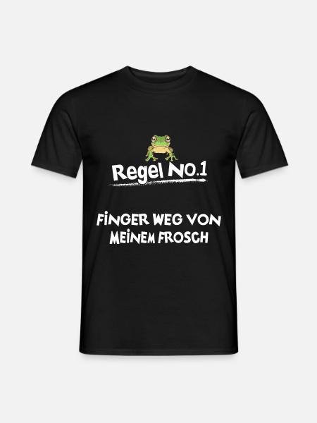 Frösche Frosch - Männer T-Shirt - Schwarz
