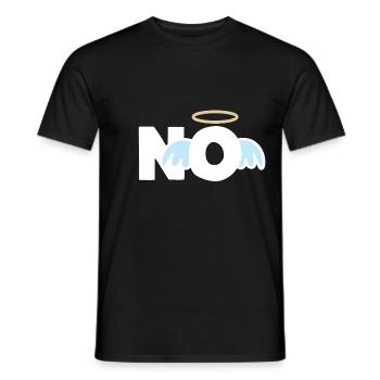 NO Unschuldig Spaß Humor - Männer T-Shirt - Schwarz - Vorne - AI Model Male 178 light (178cm)