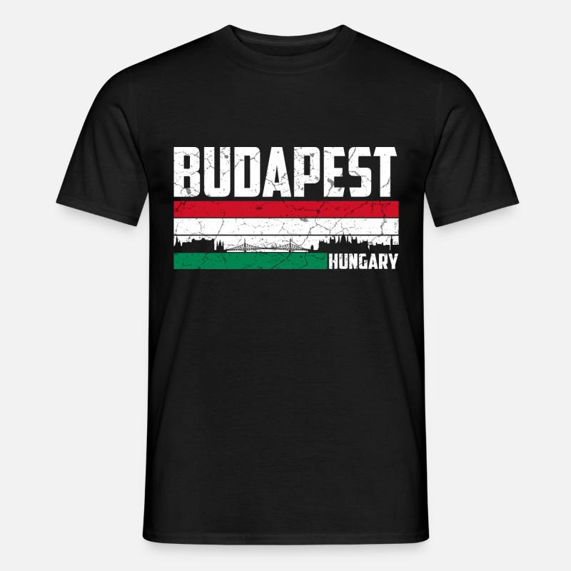 Budapest Ungarn - Männer T-Shirt - Schwarz