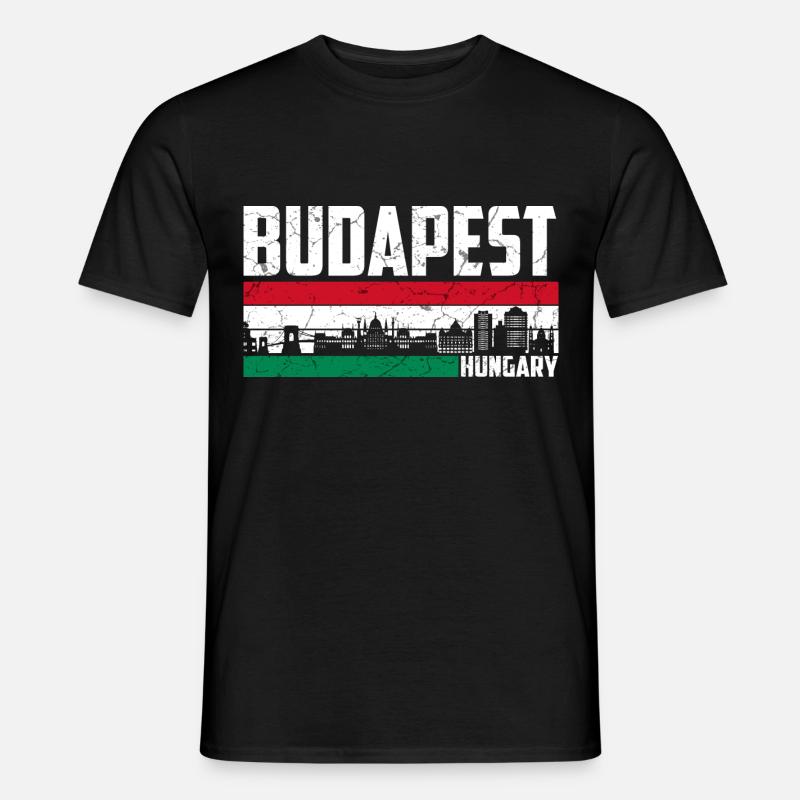 Budapest Ungarn - Männer T-Shirt - Schwarz