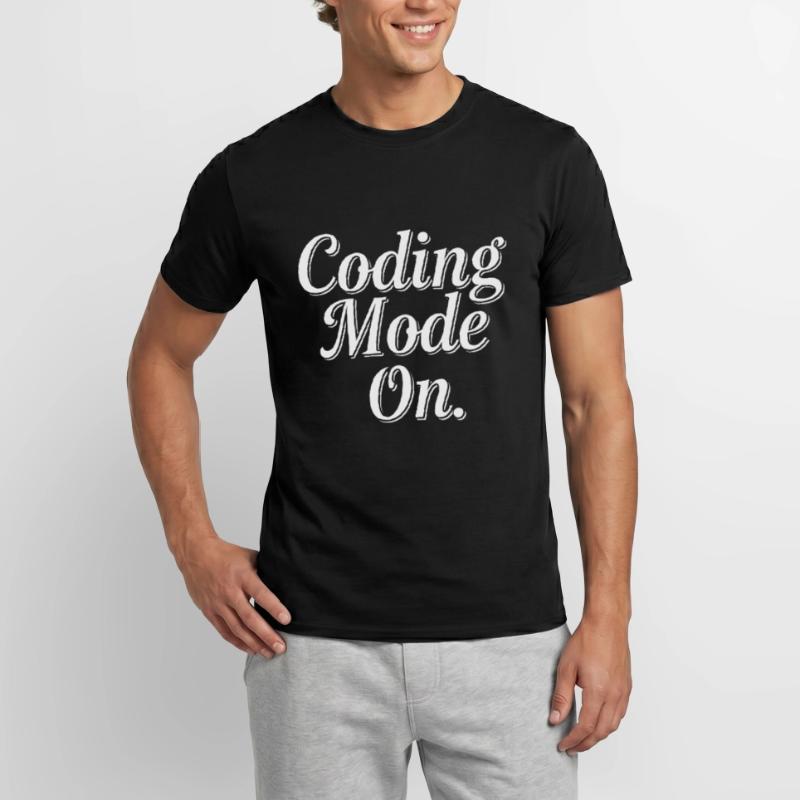 Coding Mode On 11 Männer T-Shirt