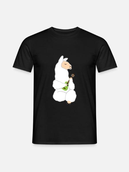 Lama - T-shirt homme - noir
