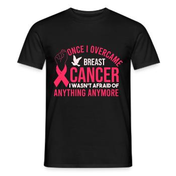 Survivre au cancer du sein - T-shirt homme - noir - Devant - AI Model Male 178 light (178cm)
