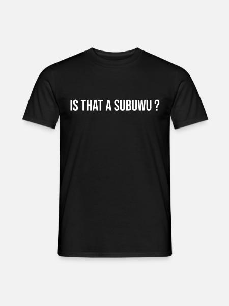 czy to subuwu? | | JDM samochód | to samo strojenie - T-shirt męski - czarny
