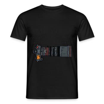 Father's Day gift for dad for Men's Day - Men's T-Shirt - black - Front - AI Model Male 178 light (178cm)