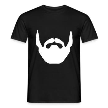 Bart - Männer T-Shirt - Schwarz - Vorne - AI Model Male 178 light (178cm)