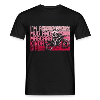 Muddy Dirty Girl Schlamm Liebe Geschenke Schlamm u - Männer T-Shirt - Schwarz - Vorne - AI Model Male 178 light (178cm)