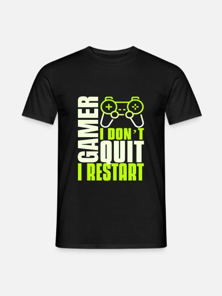 Joueurs d’esports de jeu - T-shirt homme - noir