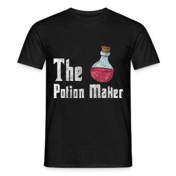Heiltränke Gesundheit Heiler - Männer T-Shirt - Schwarz - Vorne - AI Model Male 178 light (178cm)