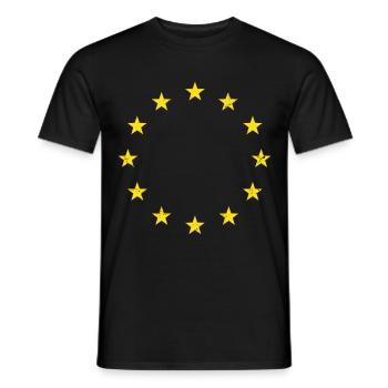 Vintage EU - T-shirt homme - noir - Devant - AI Model Male 178 light (178cm)