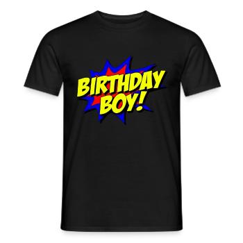 Birthday Boy - T-shirt homme - noir - Devant - AI Model Male 178 light (178cm)
