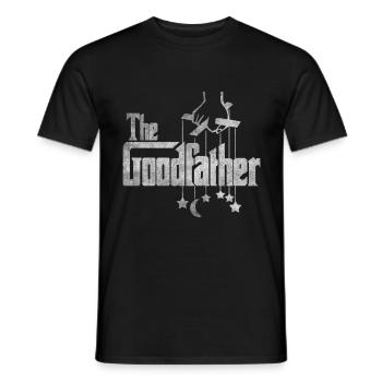Le Goodfather Vintage - T-shirt homme - noir - Devant - AI Model Male 178 light (178cm)