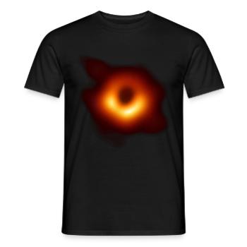 Premier trou noir - T-shirt homme - noir - Devant - AI Model Male 178 light (178cm)
