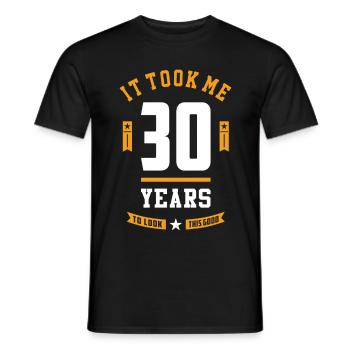 30 Jahre altes Geburtstagsgeschenk - Männer T-Shirt - Schwarz - Vorne - AI Model Male 178 light (178cm)