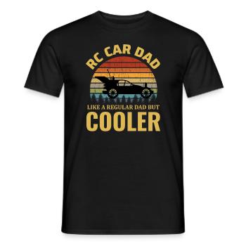 RC Car 4x4 Offroad Vintage Retro Dad Fathers day - Men's T-Shirt - black - Front - AI Model Male 178 light (178cm)