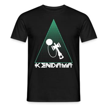 Kendama - Men's T-Shirt - black - Front - AI Model Male 178 light (178cm)