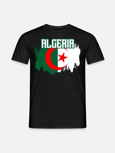 Algeria - Men's T-Shirt - black