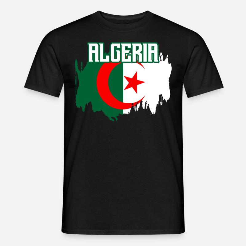 Algerien - Männer T-Shirt - Schwarz