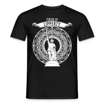 Hermannsdenkmal Statue de Lipperty Lippe - T-shirt homme - noir - Devant - AI Model Male 178 light (178cm)