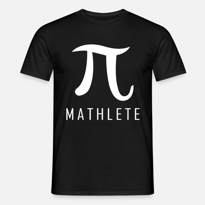 Mathlete - Männer T-Shirt - Schwarz
