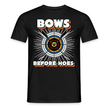Archer Longbow Archer 3D Tir à l’arc - T-shirt homme - noir - Devant - AI Model Male 178 light (178cm)