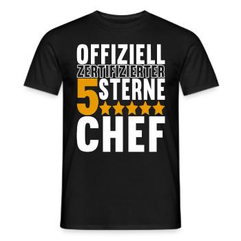 Abteilungsleiter Chef - Männer T-Shirt - Schwarz - Vorne - AI Model Male 178 light (178cm)