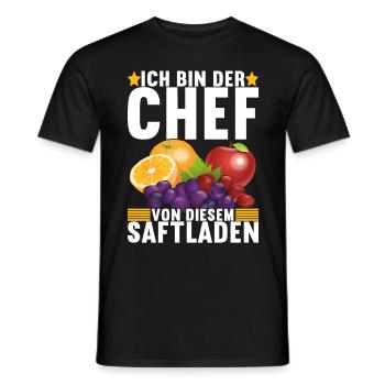 Abteilungsleiter Chef - Männer T-Shirt - Schwarz - Vorne - AI Model Male 178 light (178cm)