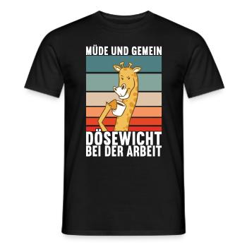 Lustige Sprüche Witzige Sprüche - Männer T-Shirt - Schwarz - Vorne - AI Model Male 178 light (178cm)