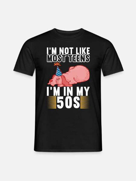 Grumpy Birthday - Männer T-Shirt - Schwarz