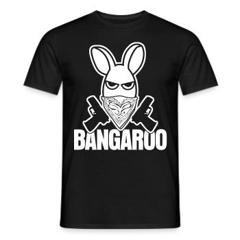 Kangaroo Bangaroo Kangaroos - Men's T-Shirt - black - Front - AI Model Male 178 light (178cm)