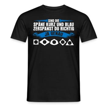 Zerspaner Dreher Zerspanungsmechaniker - Männer T-Shirt - Schwarz - Vorne - AI Model Male 178 light (178cm)